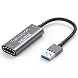 Chilison HDMI キャプチャーボード ゲームキャプチャー USB3.0 ビデオキャプチャカード 1080P60Hz ゲーム実況生配信、画面共有、録画、ライブ会議に適用 小型軽量 Nintendo Switch、Xbox One、OBS Studio対応 電源不要（アップグレードバージョン）