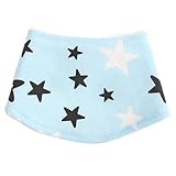 Domybest よだれかけ スタイ バンダナ　よだれカバー　ホック式　サイズ調節可能　食事エプロン　ベビーキャリア用　よだれパッド　6色 (E)