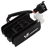 uxcell オートバイ整流器　電圧　レギュレータ　ブラック　金属シェル　3ピン　ワイヤー　 GN 125
