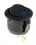 ボート12V ON / OFFラウンドロッカースイッチ+防水スプラッシュカバー車のダッシュボード