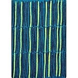 Joy Carpets Kid Essentials Cascade Teen Area Rugs 46-Inch by 64-Inch by 0.36-Inch Teal [並行輸入品]