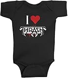 テスタメント Testament I Heart Thrash 赤ちゃん Baby Romper Tシャツ T-Shirt