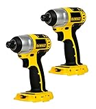 Dewalt DC825 2 Pack 18V 1/4" Hex Cordless Impact Driver New (Bare Tool) in Retail Packaging [並行輸入品]
