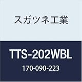 スガツネ工業 ドア用金物 フランス丁番 精密肉厚丁番 TTS-202WBL 1