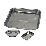 Grip-On-Tools 67456 3 Pc Magnetic Parts Tray Set