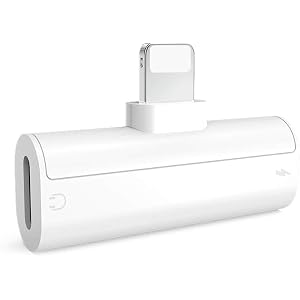 TOMPOL iPhone イヤホン 変換 二股 IOS13対応 ライトニング イヤホン 変換 充電 音楽 lightn…
