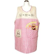 Amazon｜[アンパンマン] エプロン 02920-43 レッド Free Size