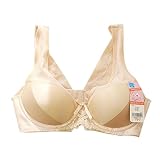 Sisjuly ブラジャー レディース 花柄レース フルカップブラ プッシュアップ 軽ブラ【まあるく包むフルカップ】ノンワイヤー 大きいサイズ