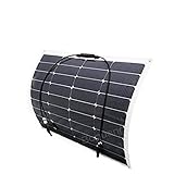 XINPUGUANG 50W 太陽光発電パネル 高効率単結晶フレキシブ 超薄型 軽量 携帯型 ル ソーラーパネル チャージー [並行輸入品]