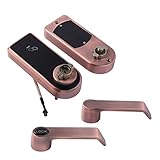 SunniMix タッチスクリーン　デジタル　ドアロック　電子　コード　パスワード　ドアロック　便利　安全　3色選べる - 銅