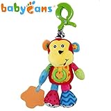 Babyfansタイニースマート　　ベビー リング引っ張り玩具 引っ張り遊び　指先の知育 引っぱりシッポ 赤ちゃんの音楽おもちゃ 音が鳴る 人形 　ベビー知育おもちゃ　　ベビー用おもちゃなめても安心（