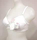 (ジュニア)ソフトなふわふわカップブラ(ハート柄) B70 ホワイト
