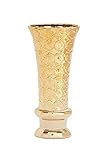 Deco 79 59914 Ceramic Gold Vase - [並行輸入品]