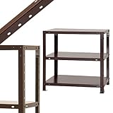 スマートラック NSTR-134 幅60×奥行30×高さ60cm 3段 ブラウン 40㎏/段