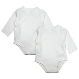 Enfants Cherisユニセックスベビー長袖着物Onesies 100 %コットンボディスーツ0 – 24ヶ月 US サイズ: S