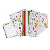 Trend Lab Dr. Seuss Zipper Pouch and Four Burp Cloth Gift Set, ABC by Trend Lab [並行輸入品]