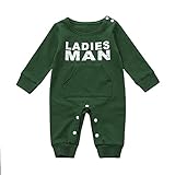 (プタス)Putars ベビー服 子供服 ロンパース パーカー 男の子 長袖 LADIES MAN 可愛い 秋 冬 新生児 歩行服 出産お祝い 記念日 プレゼント 0-24ヶ月
