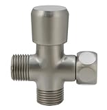 シャワーフロー切替弁、Made of Solid Brass with真鍮Pullup – by Plumb USA。。。 16001s