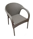 ガーデンチェア 人工ラタン 椅子 イス チェア ラタン フィジーチェアー 1脚 モダン