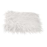 ノーブランド品　2PCS　ベビー　新生児　出産祝い　ベビーシャワー　写真撮影　小道具　ブランケット　ラグ　毛布　敷物　ベビーカー用　肌触りいい　4色選べる - ベージュ