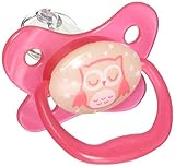 Dr. Brown's 4 Piece Glow in The Dark Stage 2 Pacifier for Web, Pink, 6-12 Month