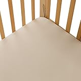100% Organic Cotton Interlock, Soft, Porta-Crib Fitted Sheet, 24 W x 38 L by TL Care [並行輸入品]