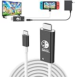 "3XI USB-C HDMIケーブル Type-C HDMI線 高級アルミニウム製 高速伝送対応 100W PD高速充電 4K@30Hz解像度対応 コンパクトポータブル Switchテレビ接続Switchドッキングステーション対応" (黒と白)