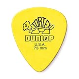 JIM DUNLOP 418R TORTEX STD YE 0.73mm ギターピック×12枚