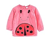 ラブリーベイビービブ防水ベビーフィーリングスモック（レディバード）、2?3年