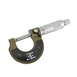 uxcell マイクロメーターキャリバー　形内側　ノギス　0-25ｍｍの範囲　測量ツール　0.01ｍｍの目盛り