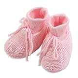 (セラナ) Selana ｵｰｶﾞﾆｯｸｺｯﾄﾝ100%ｻﾏｰﾆｯﾄ ﾌﾞｰﾃｨｰ ﾋﾟﾝｸ サイズ 01 (足のｻｲｽﾞ約8.5cm 目安~6ヶ月)