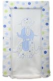 Silver Cloud Love Colour Elephant Spot Changing Mat (Blue) by Silvercloud
