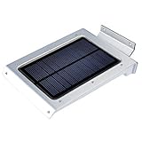 ノーブランド品46LEDソーラーライト ワイヤレス 人感センサーライト 屋外照明/軒先/壁掛け/庭先/玄関周りなどに対応 夜間自動点灯