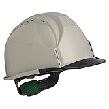 住ベテクノプラスチック ヘルメットKKC3シリーズ 通気孔付・透明ひさし・シールド面付・スチロールライナー付 KKC3S-B-PGR-S