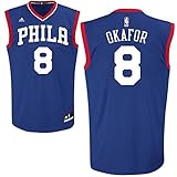Jahlil Okafor Philadelphia 76ers # 8 NBA Youth Road Jerseyブルー ブルー