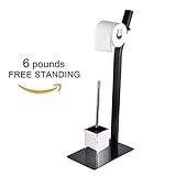 Yoo。Mee Heavyトイレペーパーホルダープラストイレブラシホルダー、free-standing byヘビーメタルスチール
