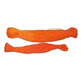 田引縄(細口3本撚り) 400デニール オレンジ色 56m