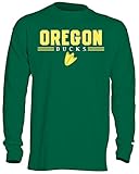 NCAA Oregon DucksメンズOVB Long Sleeve Thermalシャツ、Large、フォレストグリーン