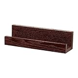 ピンで取り付けるから賃貸でも安心 壁掛け シェルフ 飾り棚 マガジンラック 幅30 ブラウン 幅30×奥行9×高さ8cm NKB-M30BR