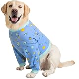 KUVEELA PET 犬用服 長袖 犬服 関節保護 関節の炎症 高齢補助 カバー服 前足 サポーター 保護服 オス メス 中型犬 大型犬 ラブラドール ゴールデンレトリバー ボーダーコリー 秋田犬（ライトブルー ６Ｌ）