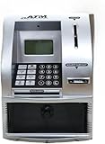 【Ptomoto】子供向けのミニ ATM 貯金箱 カードとパスワード認識を行い 電子マネー銀行のような機能を有し 貯金管理機能を備えた収納容器 子供の貯金意識を高める