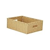 カラーボックス対応ペーパー製フタなし浅型収納ケース/カラー：ナチュラル