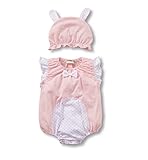 エルフ ベビー(Fairy Baby) 楽しい夏のフード付き ベビーうさぎ着ぐるみロンパース 記念写真 パーティー用 95