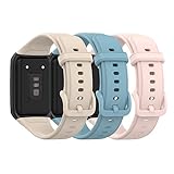 対応OPPO band 2 スマートウォッチ 交換バンド シリコンバンド 脱着便利 バンドソフトシリコンスポーツバンド アクセサリー (3 pack) (3p-D)