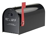 Gibraltar TB1B0000 Standard Size Heavy Gauge Steel Mailbox, Black [並行輸入品]