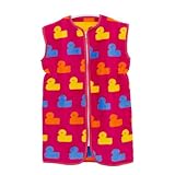 nordic-japan 綿毛布ロングスリーパー(アヒル柄レッド)【日本製】