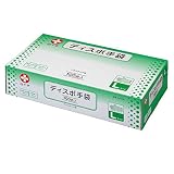 白十字 プラスチック ディスポ手袋 L 100枚 パウダーフリー