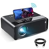 ELEPHAS 小型 Wifiプロジェクター バージョン 無線接続 スマホに接続 LED 4600lm HD1080P 1920×1080最