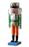 くるみ割り人形　Lサイズ　王様　緑　ドイツの木のおもちゃ Nutcracker