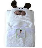 (トレテゾーリ)Tre tesori 子供 犬 着ぐるみ ベビー おくるみ タオル 男の子 女の子 年賀状 写真撮影 戌年 (ブルー　犬A)